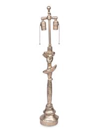 A Diego Giacometti Style Composition "Sirmos" Table Lamp
