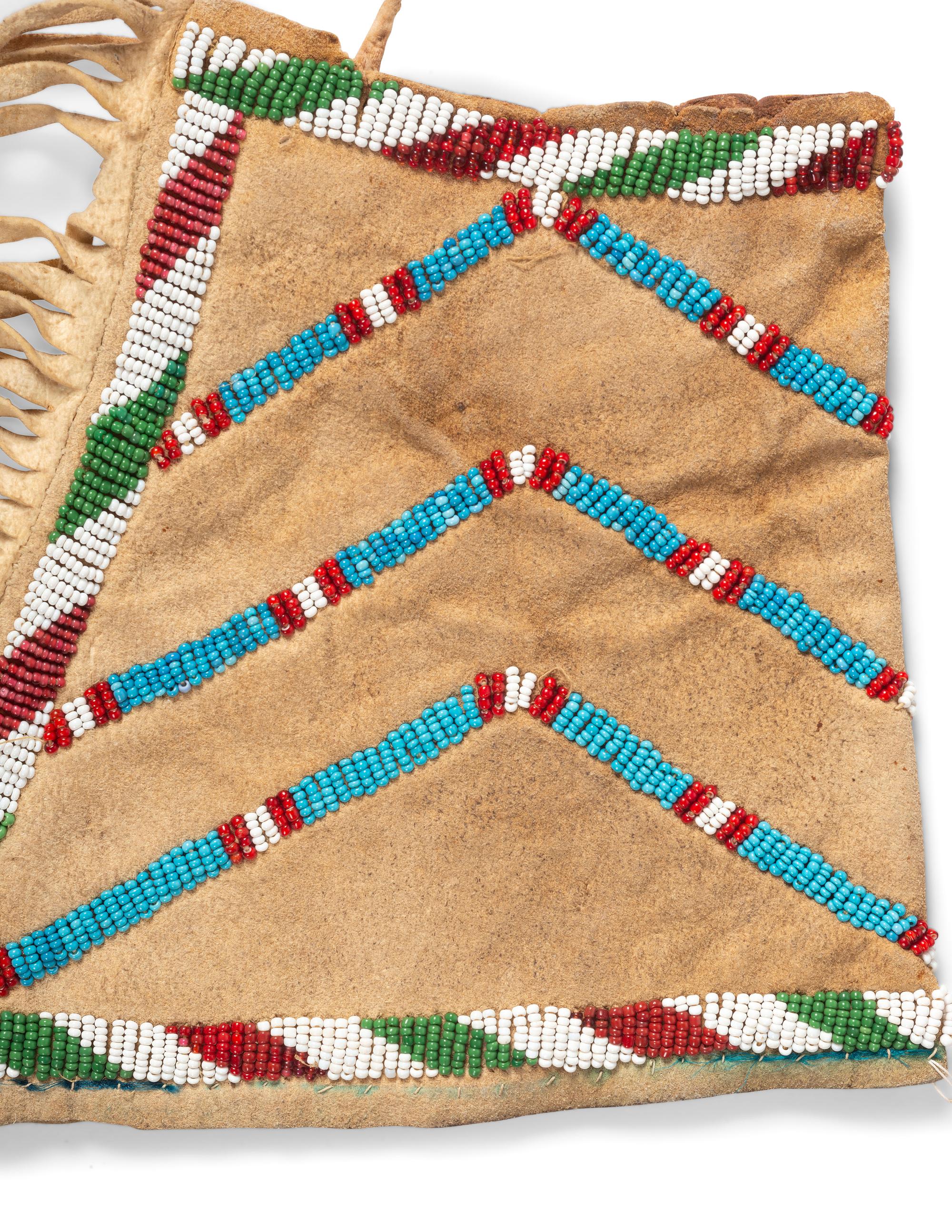 Northern Plains Hide Cuffs and Knife Sheath