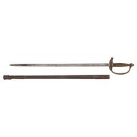 Collins & Company US Model 1840 NCO Sword with Etched Blade Reading S.C. Ward