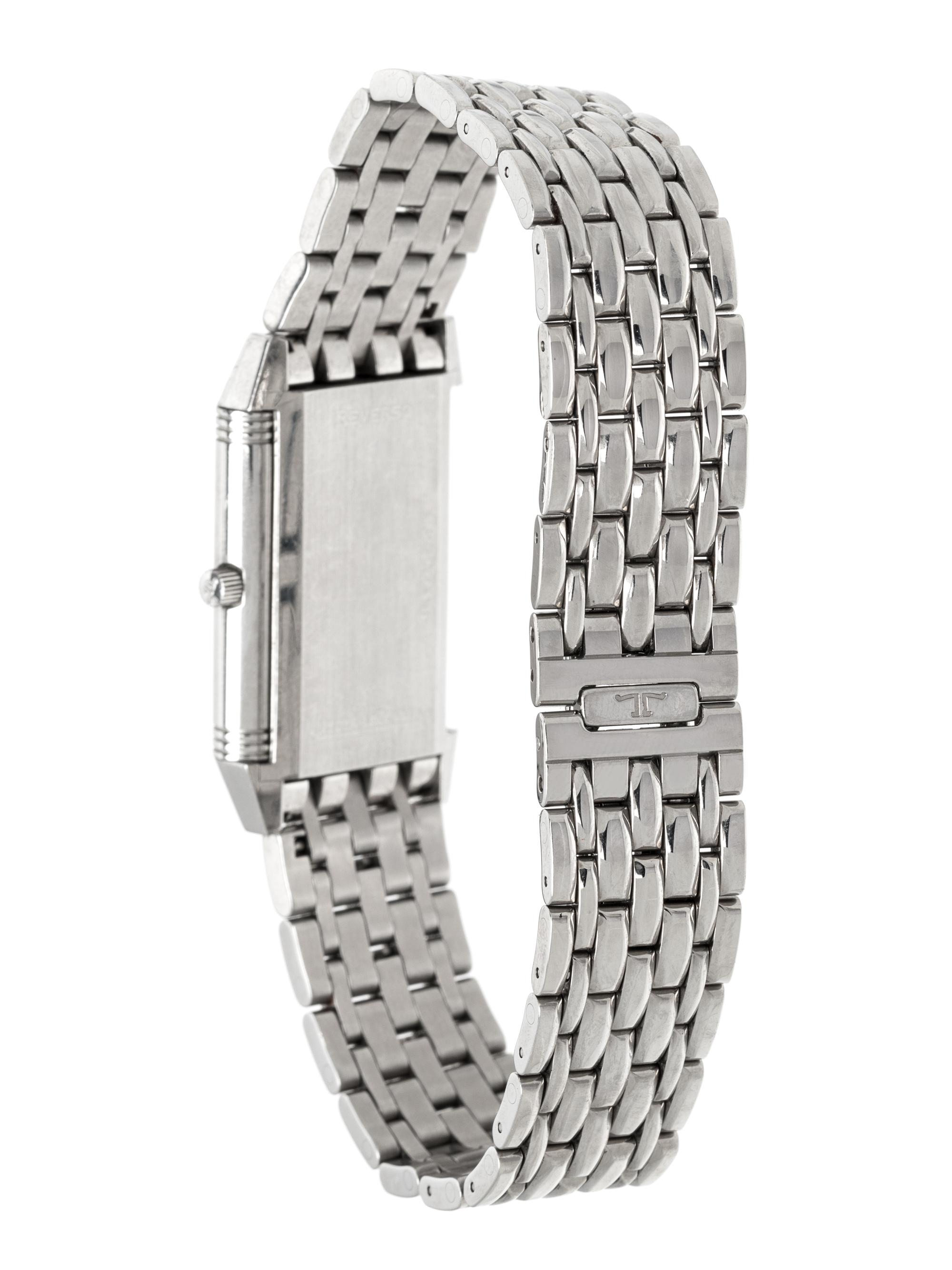 JAEGER-LeCOULTRE, STAINLESS STEEL REF. 250.8.86 'REVERSO' WRISTWATCH
