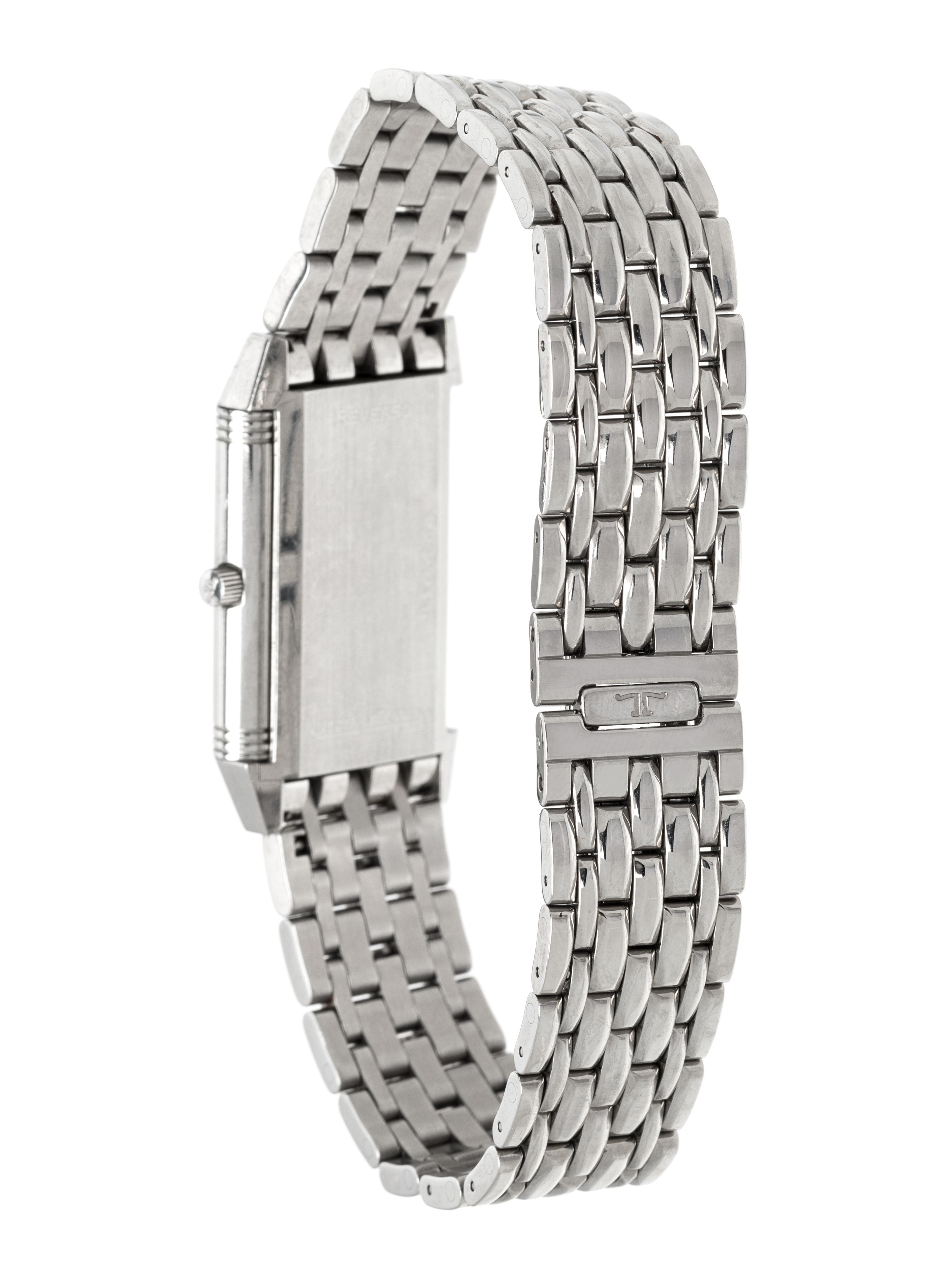 JAEGER-LeCOULTRE, STAINLESS STEEL REF. 250.8.86 'REVERSO' WRISTWATCH