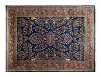 An Indian Persian Design Wool Rug — 20th Century