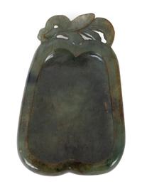 A Group of Six Chinese Carved Hardstone Ornaments — 20TH CENTURY