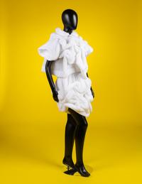 Comme des Garçons White Soft Sculpt Ensemble, Fall 2010