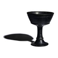 An Etruscan Bucchero Chalice