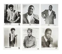 [MUSIC]. Archive of 48 promotional photographs from Stax Records, Memphis, TN, incl. images of Otis Redding, Carla Thomas, Sam and Dave, Johnnie Taylor, and Isaac Hayes. Ca 1968-1969.