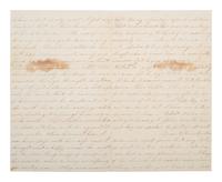 [CIVIL WAR]. Letter to Capt. Fogler of the famed 20th Maine, speculating about CSA poisoning bullets