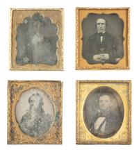 [EARLY PHOTOGRAPHY]. 25 assorted sixth plate daguerreotypes of men.