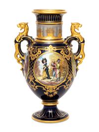 A Continental Porcelain Vase
