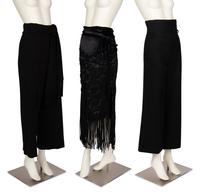 Three Yves Saint Laurent Rive Gauche Items: Two Pants & One Skirt, 1990-2000s
