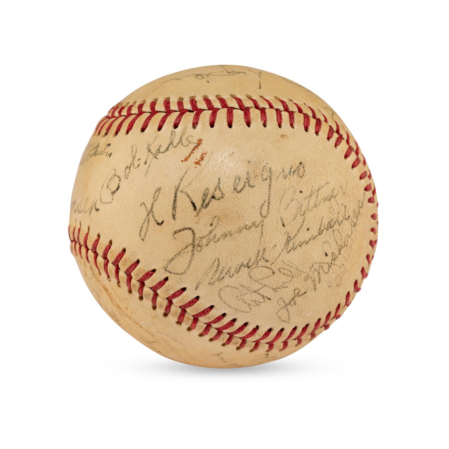 A 1946 Hollywood Stars Team Signed Autograph Baseball