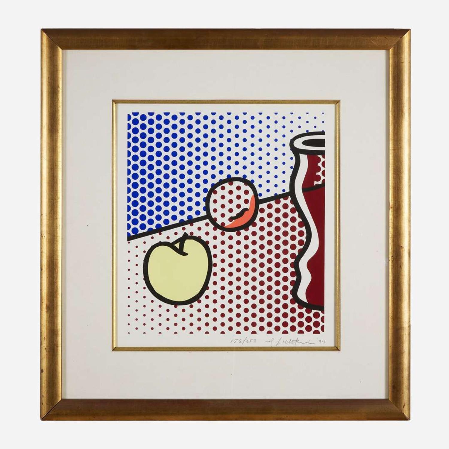 Roy Lichtenstein (American, 1923-1997) Still Life with Red Jar