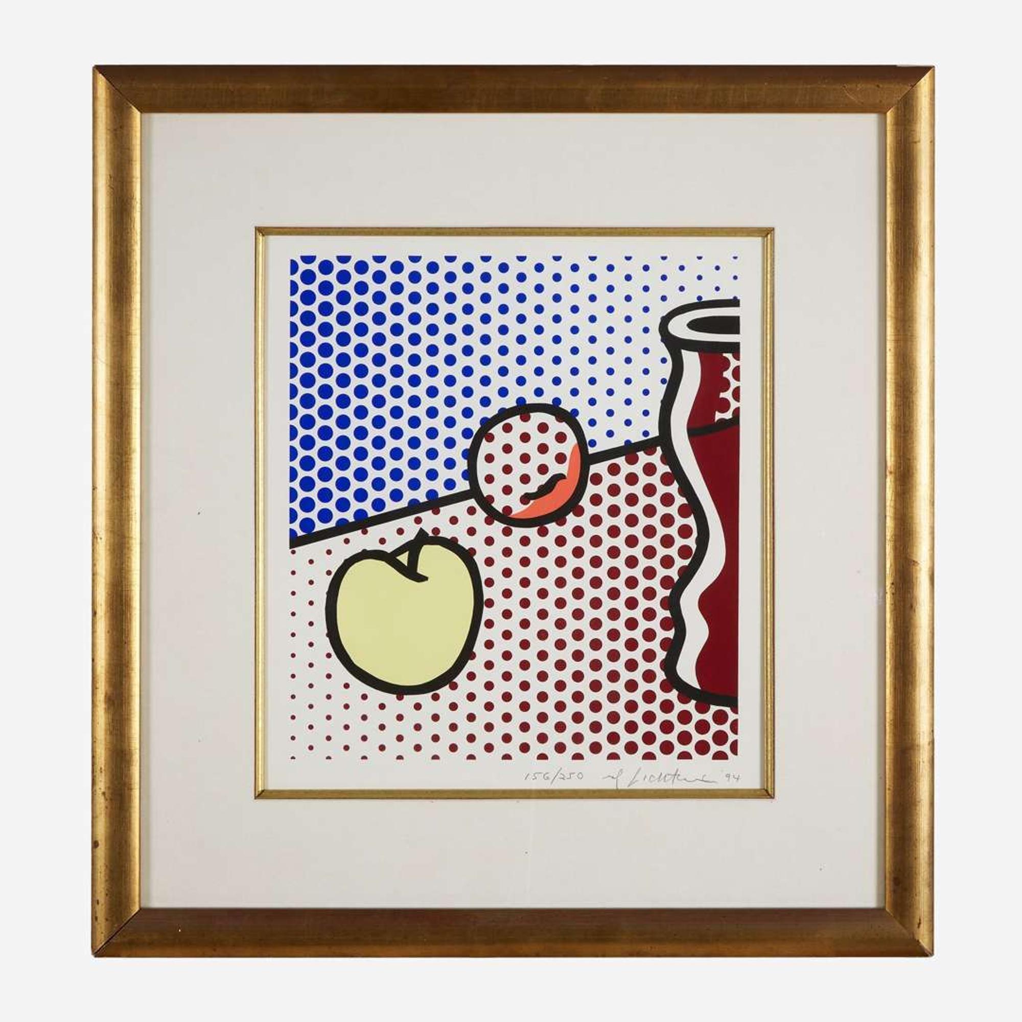 Roy Lichtenstein (American, 1923-1997) Still Life with Red Jar