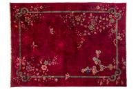 A Chinese Wool Rug 11 feet 1 inch x 8 feet 7 inches.