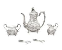 An American Silver Five-Piece Coffee Service