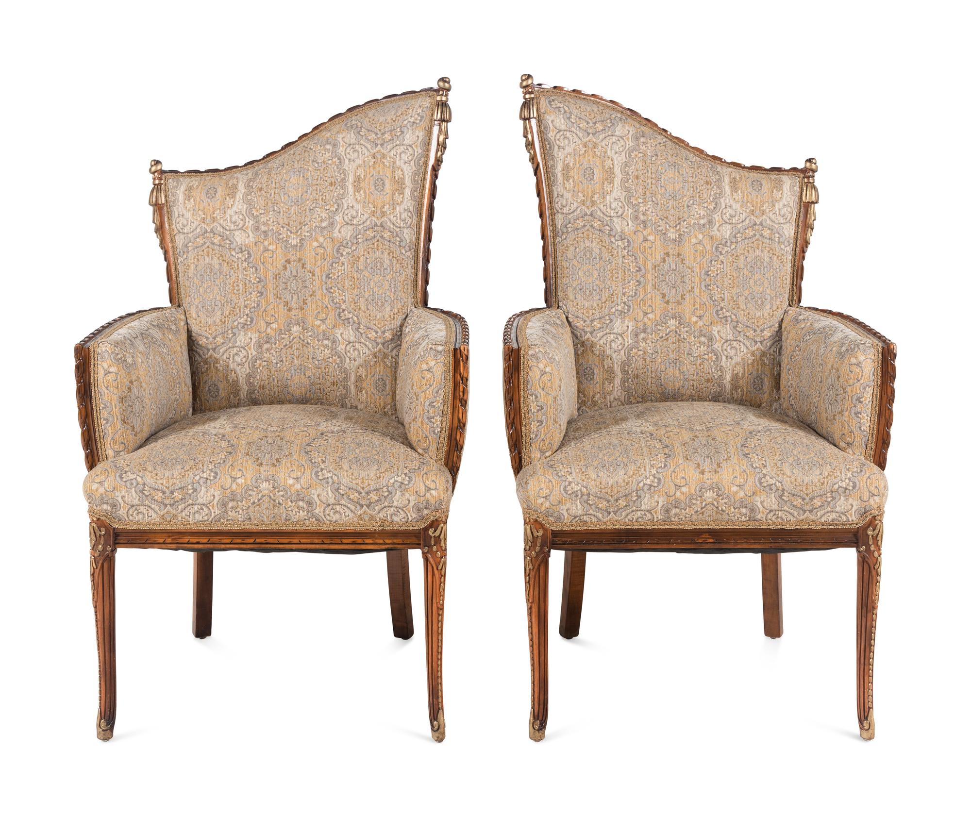 A Pair of Continental Bergeres