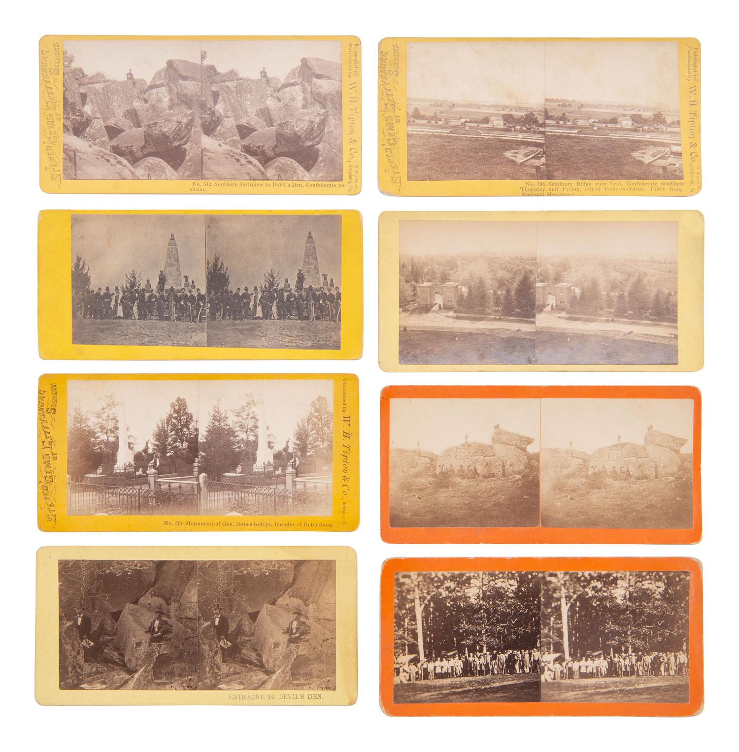 [CIVIL WAR]. 31 post-war views of Gettysburg and vicinity.