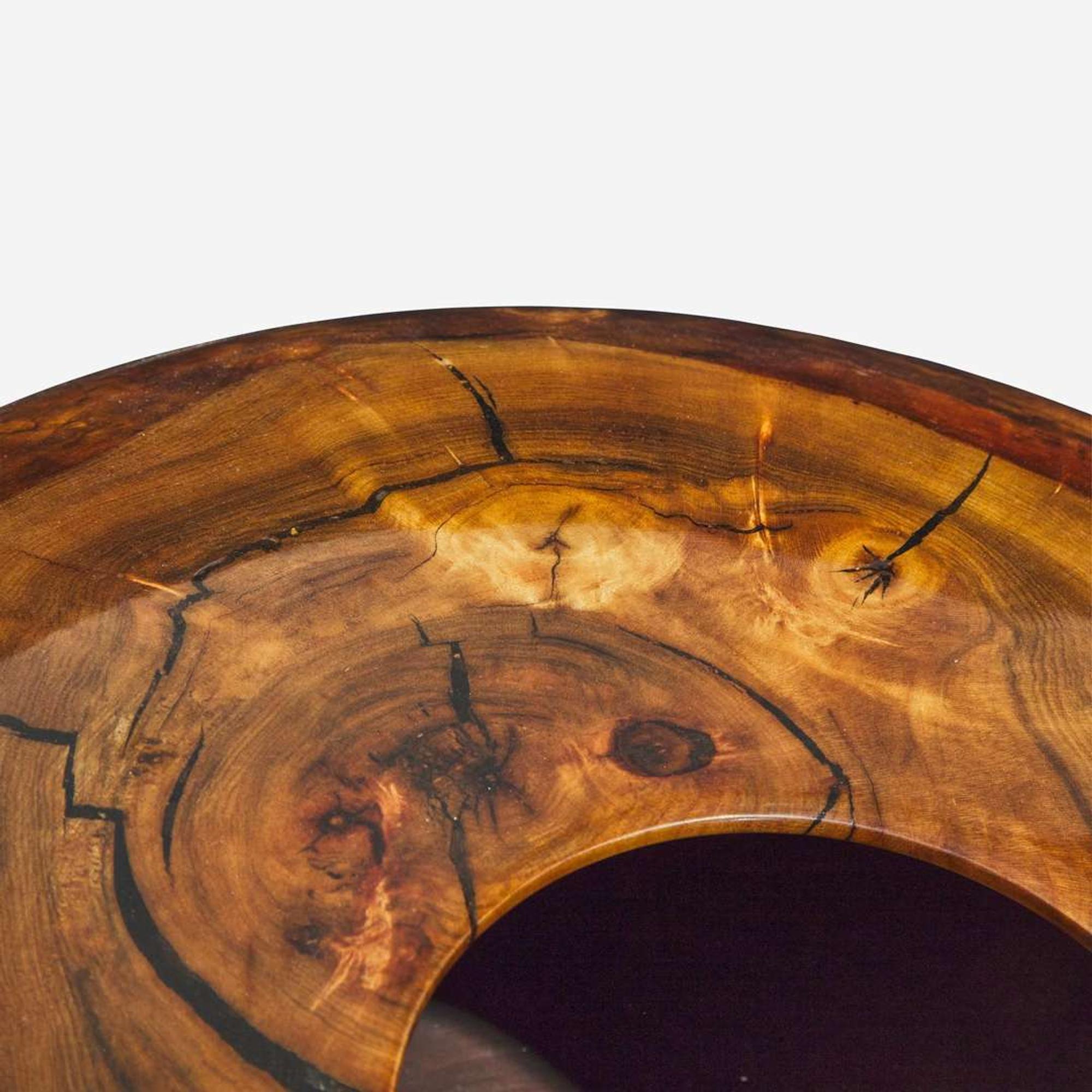 Matt Moulthrop (American, b. 1977) Red Maple Squat Globe Vessel, USA, circa 2000s