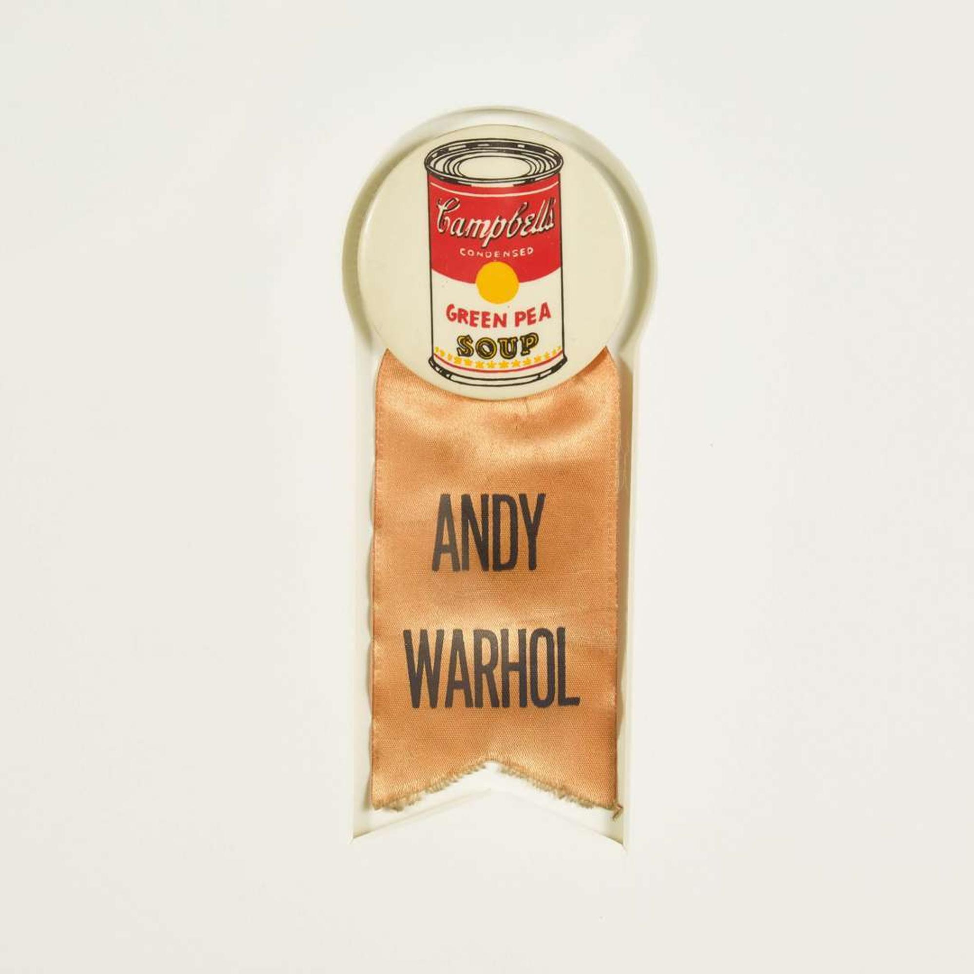 [Art] Warhol, Andy Campbell’s Green Pea Soup Can Button