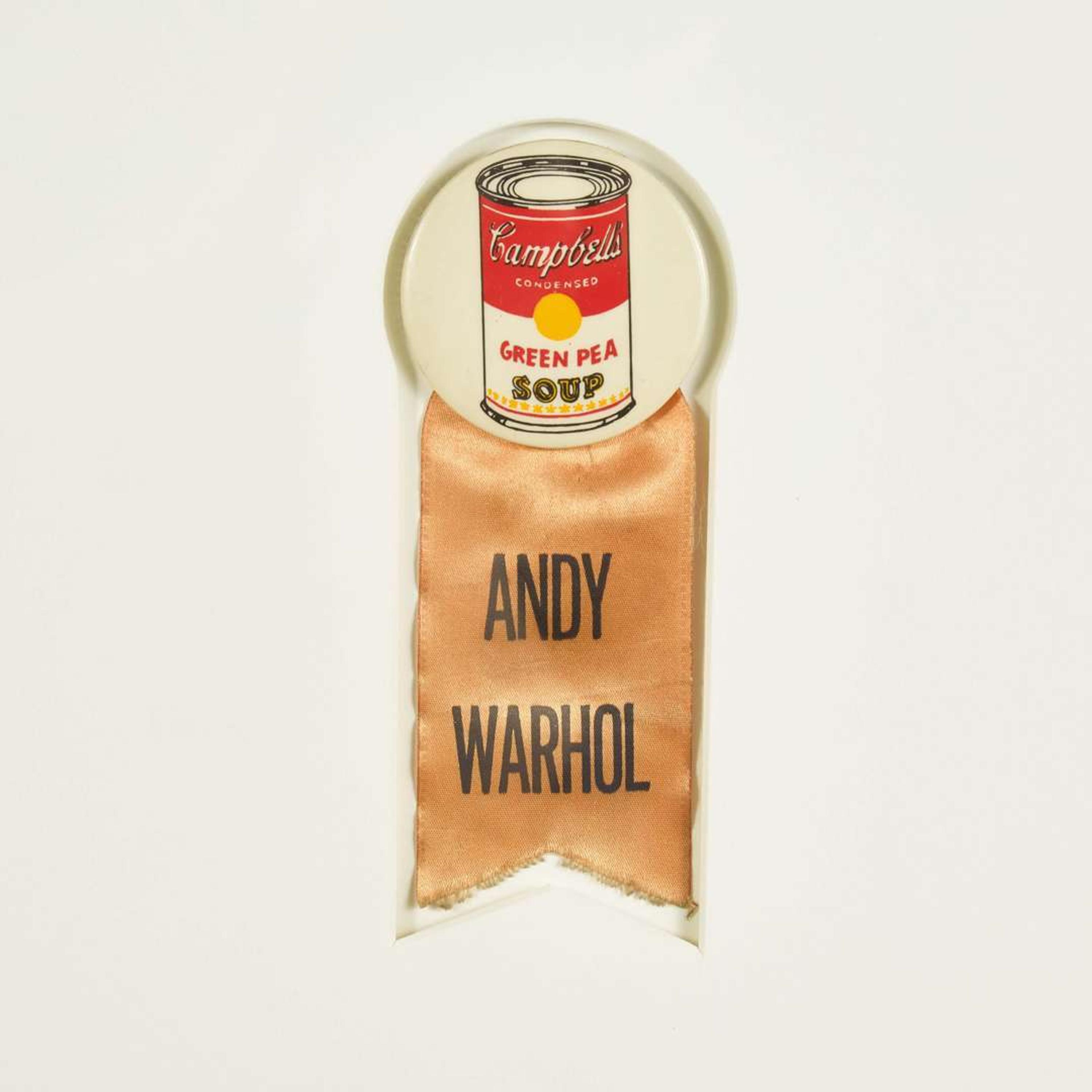[Art] Warhol, Andy Campbell’s Green Pea Soup Can Button