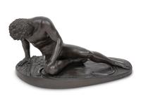 A Grand Tour Bronze Figure of The Dying Gaul