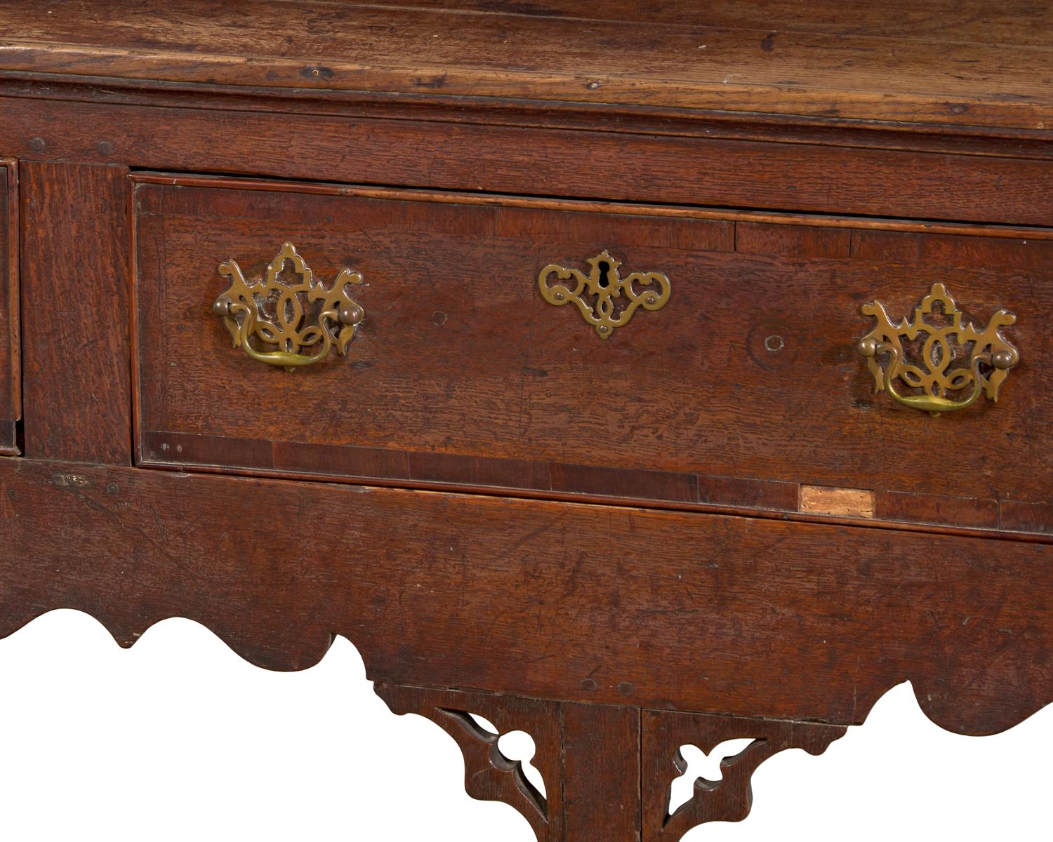 A Welsh George III Inlaid Oak Dresser