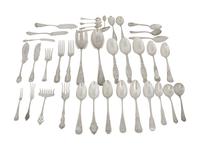 An Assorted Group of American Silver Flatware
