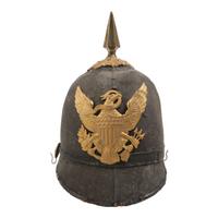 Indian Wars Era 5-Button Blouse with US M1881 Spiked Helmet