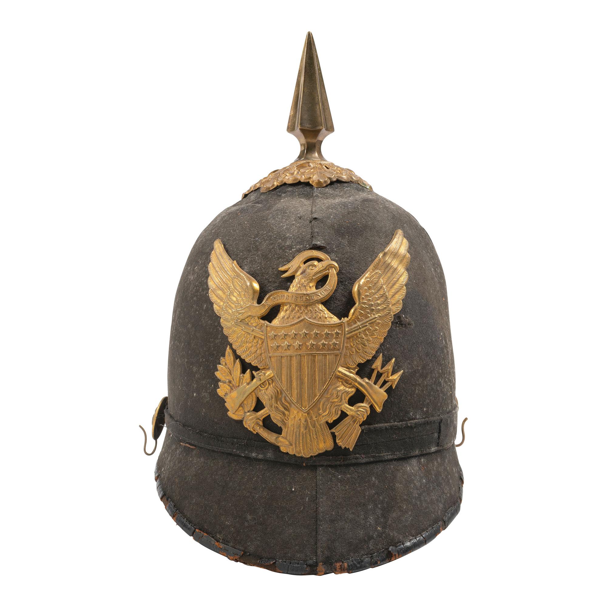 Indian Wars Era 5-Button Blouse with US M1881 Spiked Helmet