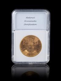 A United States 1895-S Liberty Head $20 Gold Coin