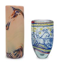 A Group of Three Studio Glass Articles
