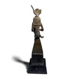 An Egyptian Bronze Isis Nursing Harpocrates
