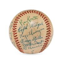 A 1947 Baltimore Orioles Team Signed Autograph Baseball