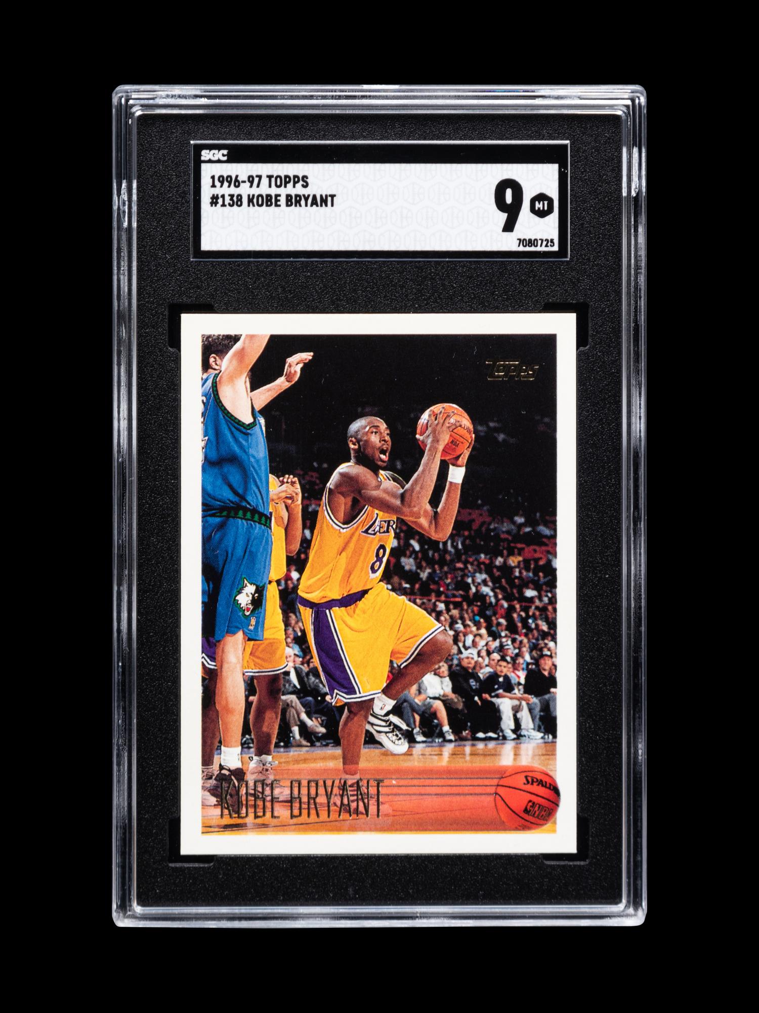 A Group of 1996-97 Topps Kobe Bryant Rookie Basketball Cards,
