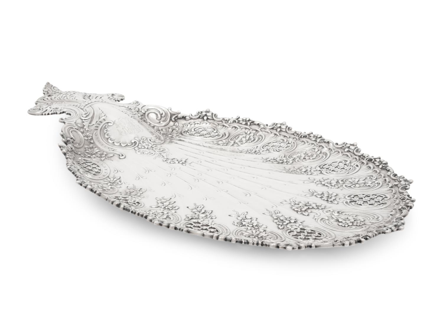 A Tiffany & Co. Silver Shell Tray