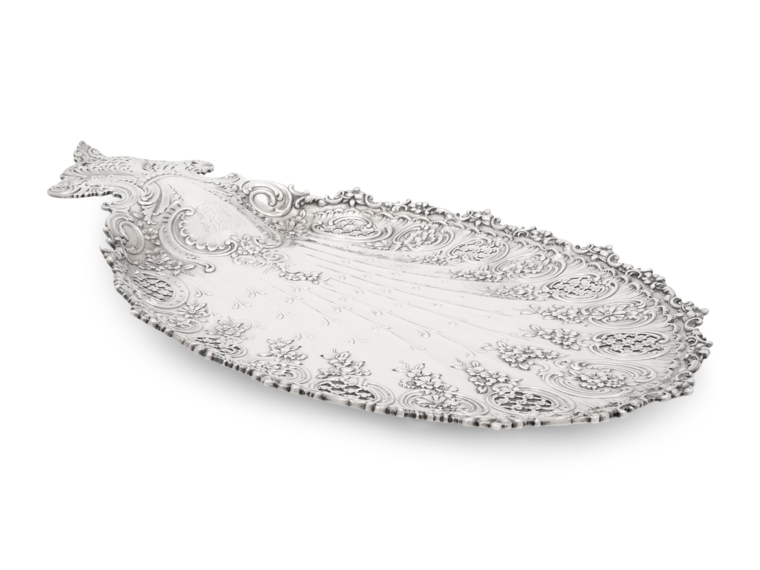 A Tiffany & Co. Silver Shell Tray