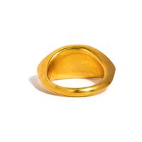 A Roman Banded Agate Intaglio with the Hero Theseus — Set in a gold ring