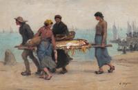 Eugene Feyen (French, 1826-1895) — A Group of Five Works