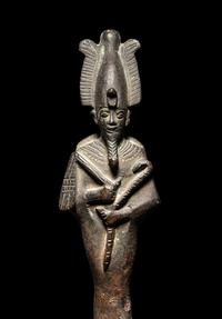 An Egyptian Bronze Osiris