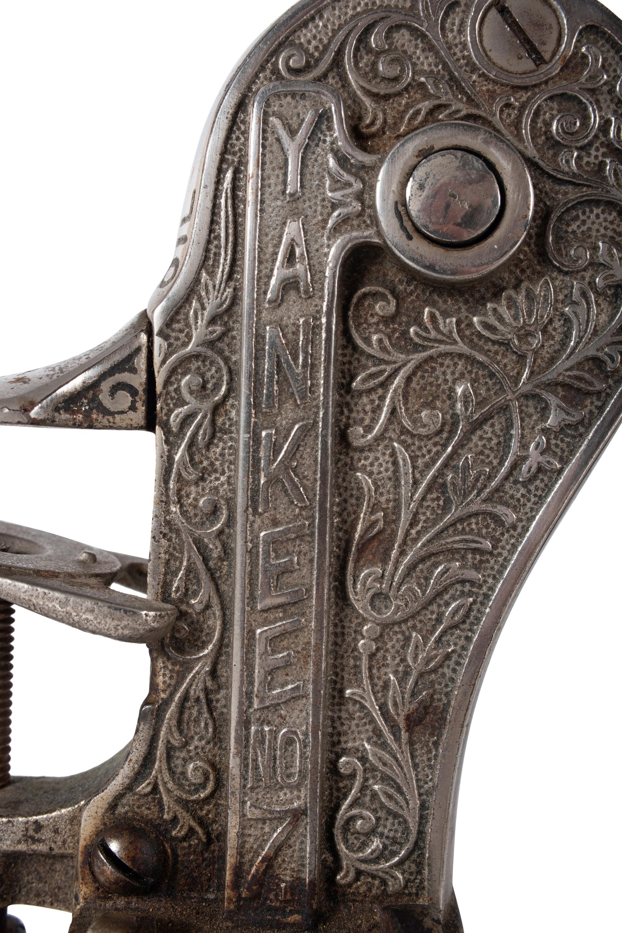 A Cast Iron "Yankee No. 7" Corkscrew