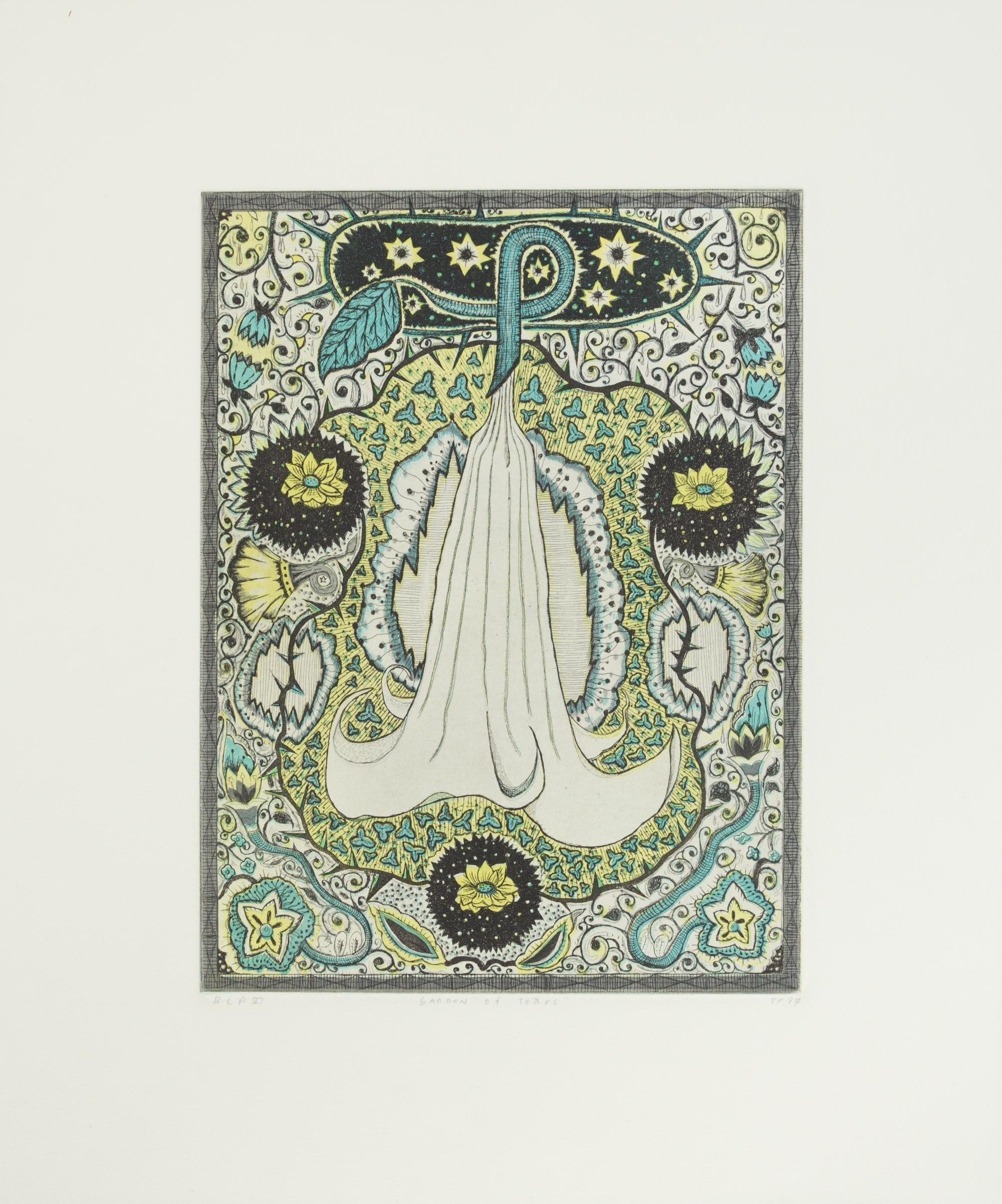 Tony Fitzpatrick, (American, b. 1958), The Magic Hand and Garden of Tears, 1997 (a group of 2)