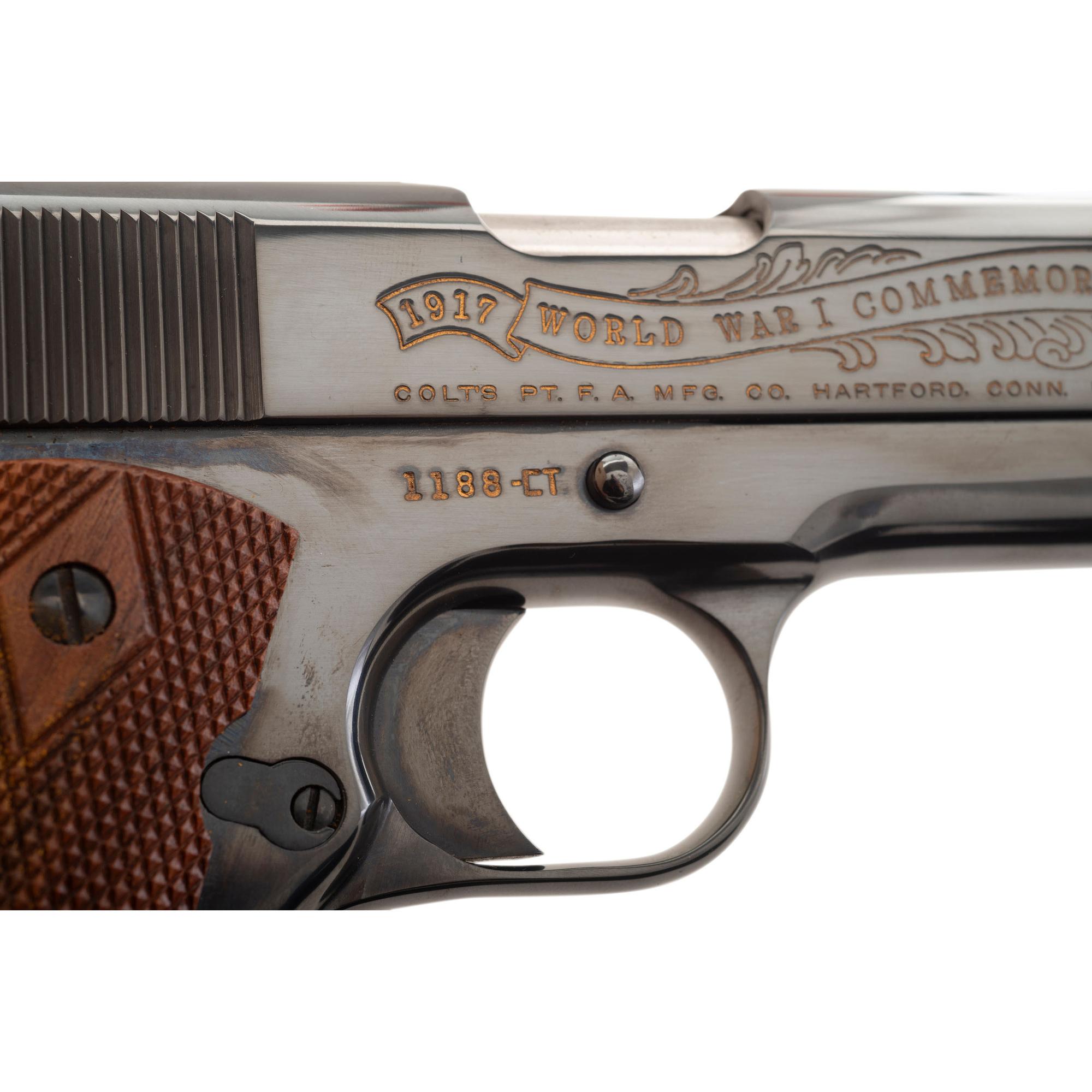**Colt 1911 World War I Chateau-Thierry Commemorative in Display Case