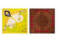 Two Dior Silk Scarves, 1970-90s