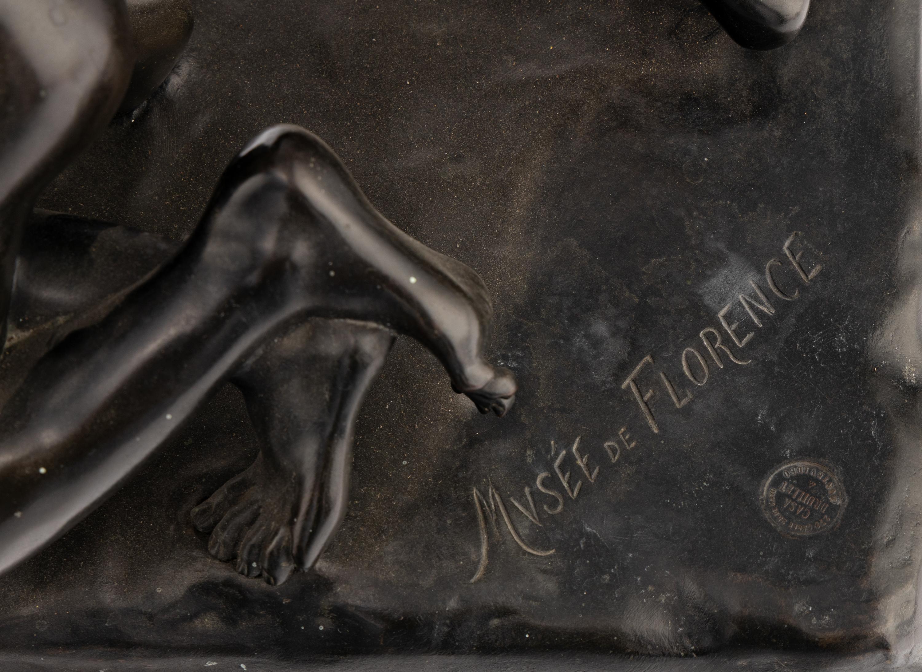 An Italian Bronze Figural Group of The Wrestlers
