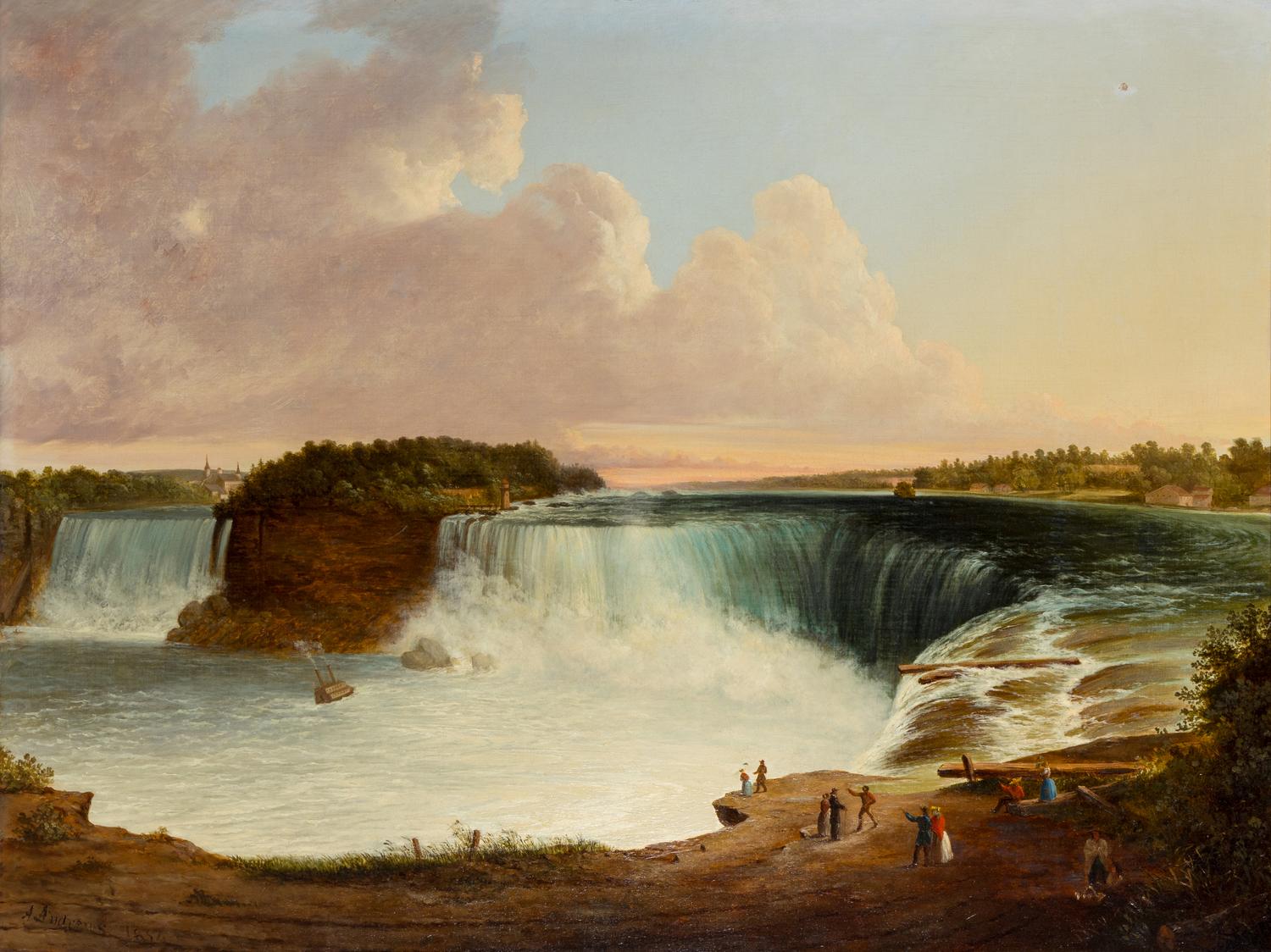 Ambrose Andrews (1805-1877), View of Niagara Falls