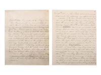 [CIVIL WAR - CUSTER, George A.]. Manuscript documenting the wartime experiences of Major Harlan Page Lloyd, 22nd New York Cavalry and 24th New York Light Artillery, aid to Custer during the Shenandoah Campaign.