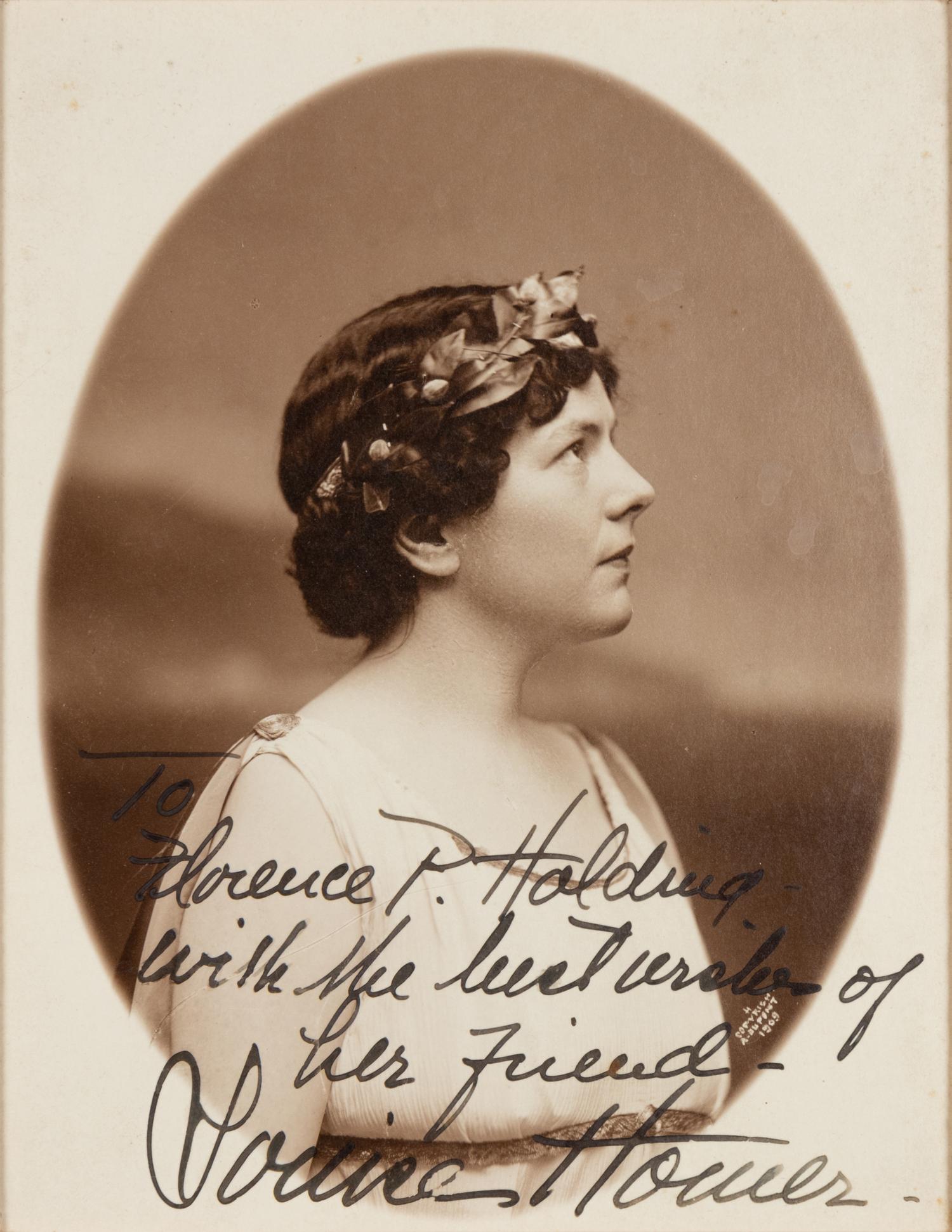 [20TH-CENTURY OPERA SINGERS]. A group of 6 signed and inscribed photographs or photographic postcards of opera singers and actors from the 1910s, comprising images of:
