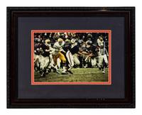 A Group of Five Photographs of Various Chicago Football Players Formerly Displayed at Mike Ditka’s Restaurant.