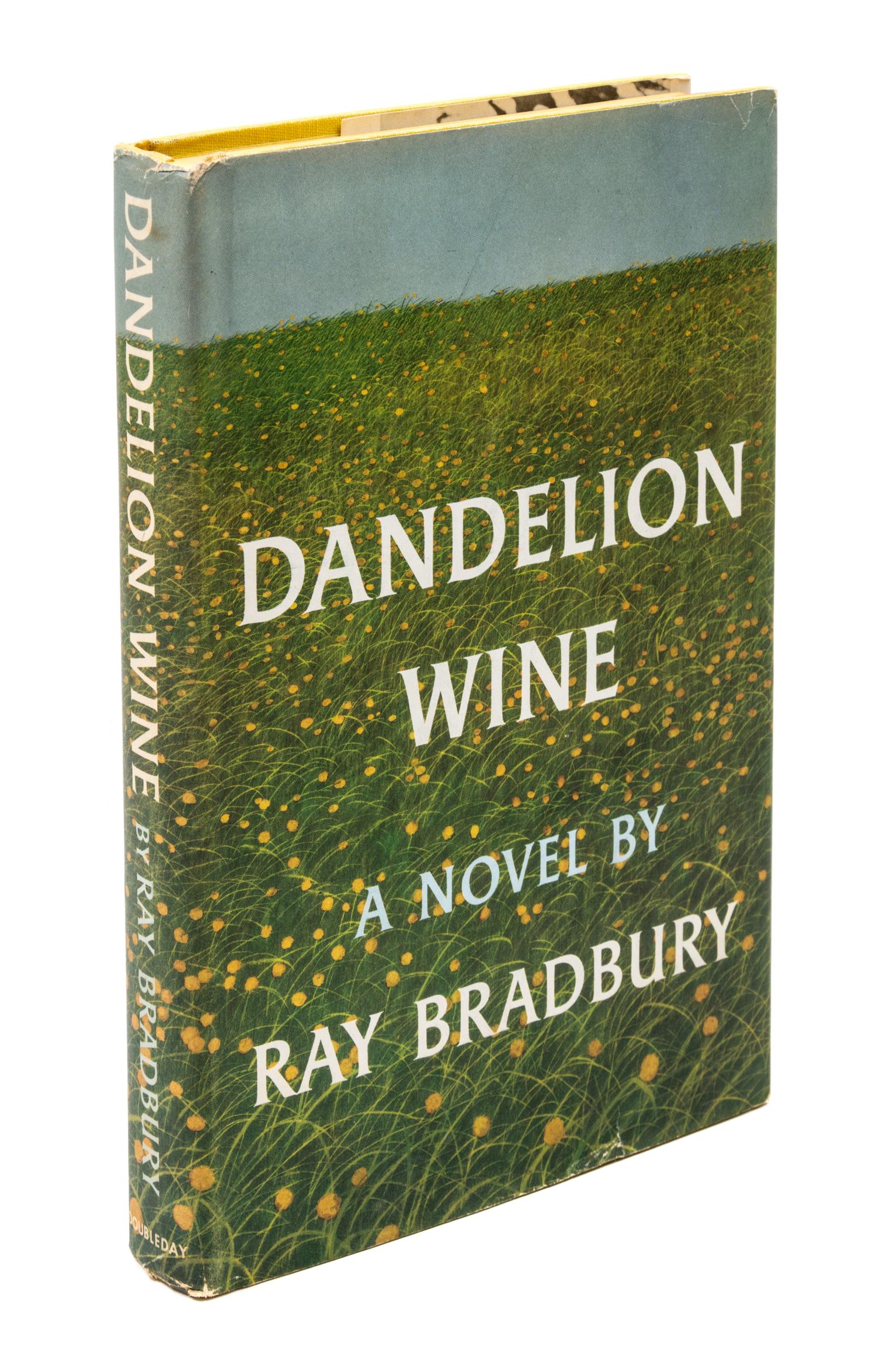 BRADBURY, RAY. Dandelion Wine. Garden City, NY, 1957. First edition, signed.