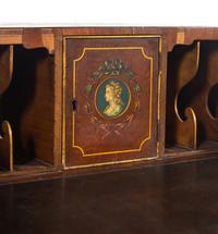An Edwardian Painted Mahogany Carlton House Desk